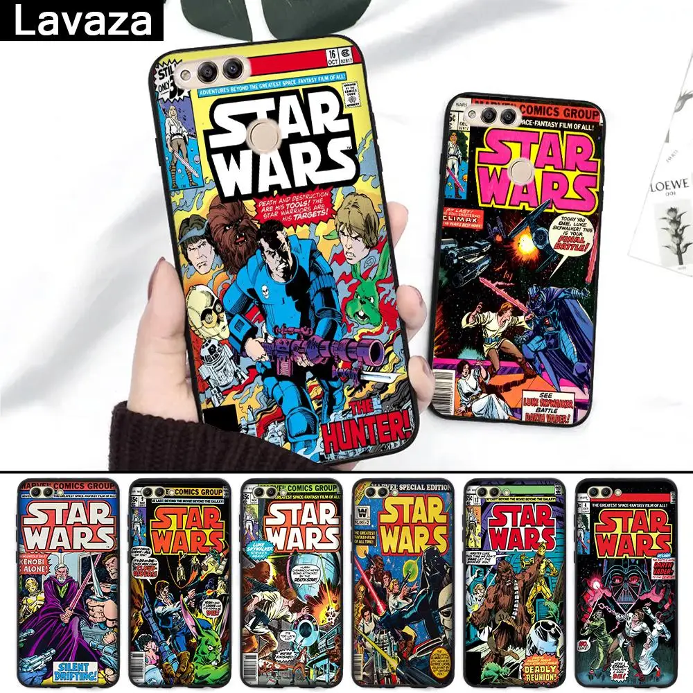

Lavaza star wars marvel comics Silicone Case for Huawei Honor 6A 7A 3GB Pro 7X 8 Lite 8X 8C 9 Note 10