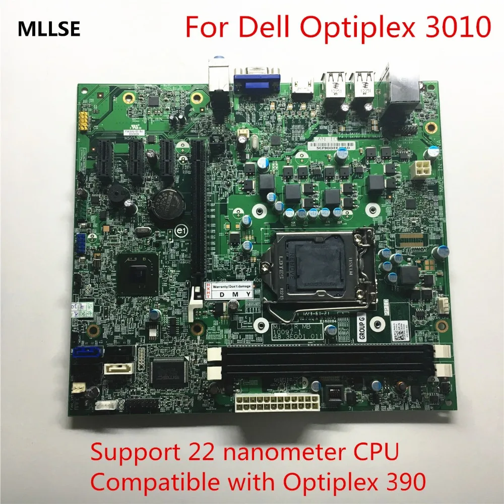MLLSE original For Dell Optiplex 3010 Desktop motherboard MIH61R MB 10097-1 48.3EQ01.011 SLJ4B LGA 1155 Good working