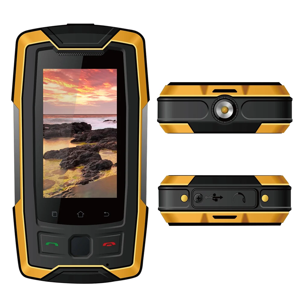 SERVO X7 Plus 2.45" Mini Smartphone LTE IP68 Waterproof Rugged Mobile Phone MTK6737 RAM 2GB ROM 16GB Fingerprint NFC GPS Walkie