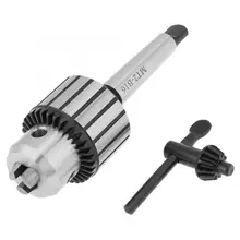 1-13 мм Емкость карбида стали MT2-B16 Арбор тип ключа сверлильный патрон Мини токарный инструмент тип ключа сверлильный патрон