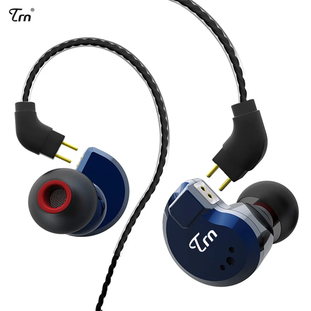 Беспроводные наушники TRN V80 EarHIFI восьмикомпонентные железные для телефона