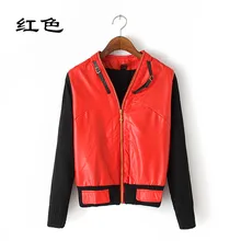 [Wiki's store] Новое поступление; женская куртка из искусственной кожи на весну и осень