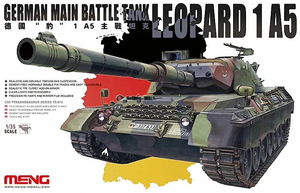 

Meng Model 1/35 German Main Battle Tank Leopard 1 A5