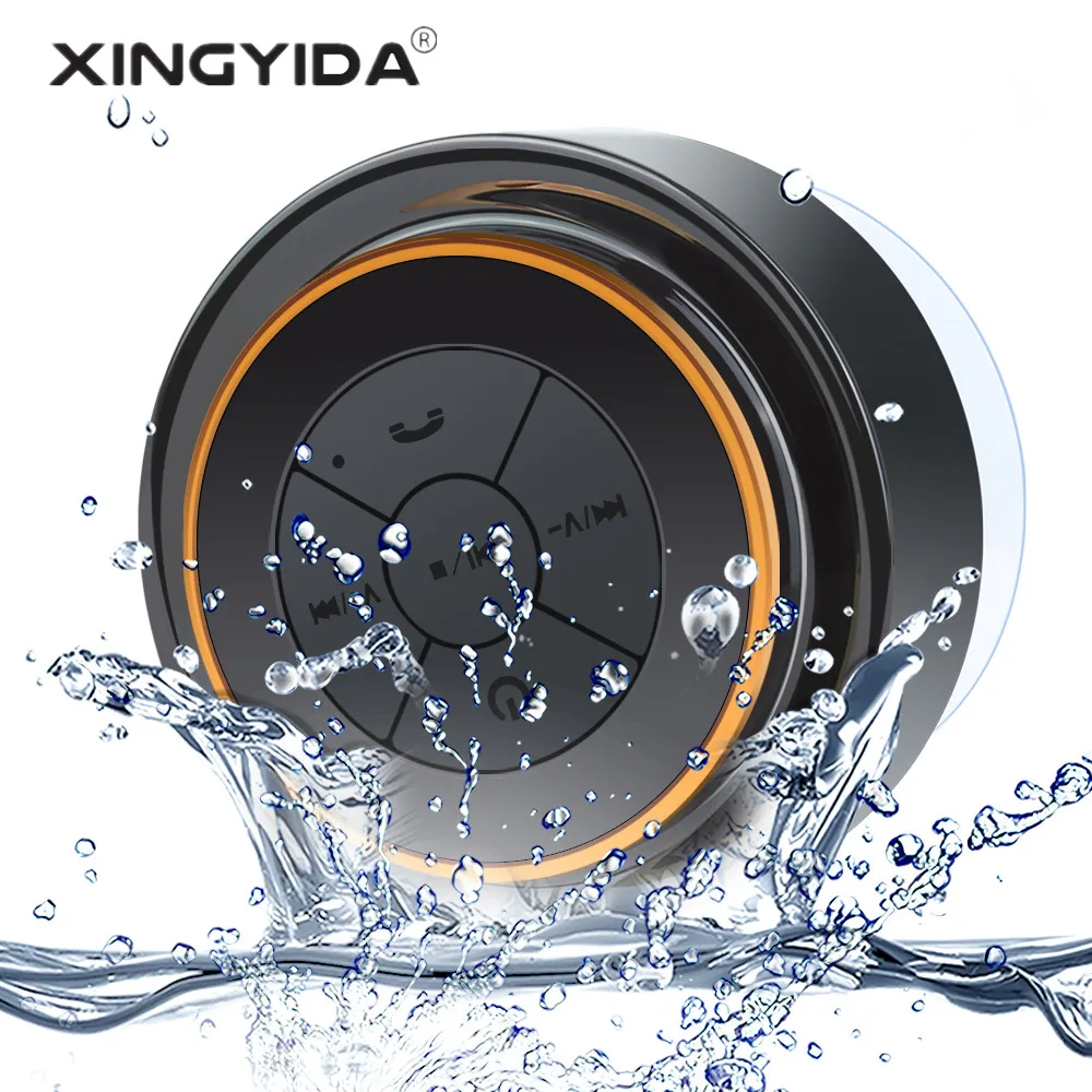 Xingyida Водонепроницаемый Bluetooth Динамик с присоской Беспроводной стерео Бас Altavoz