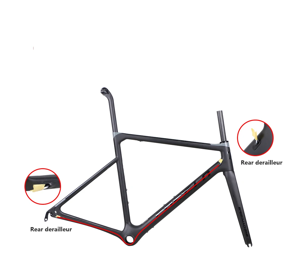 Top 766g only Costelo Speedmachine ultra light carbon road bike frame Costelo bicycle bicicleta frame carbon fiber bicycle frame 9