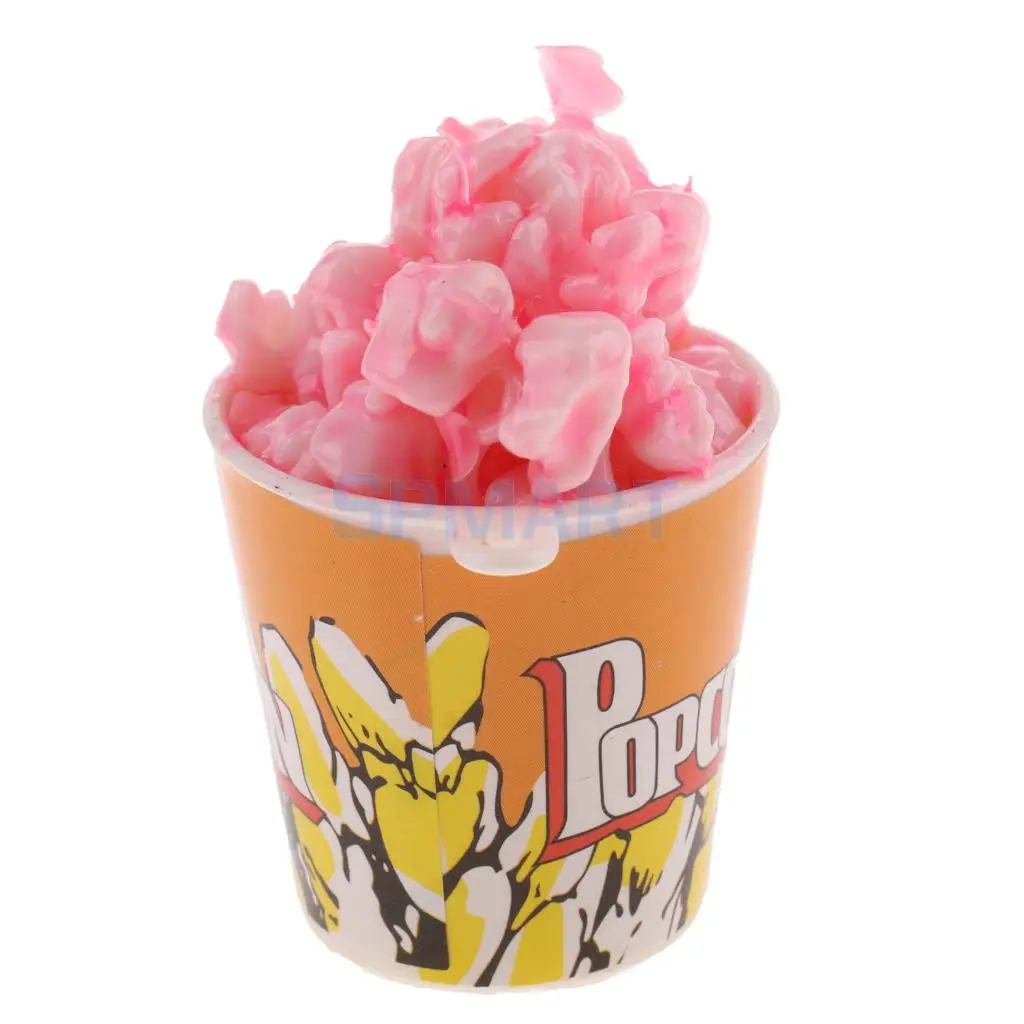 1/6 Scale Snack Food Popcorn Bucket Dollhouse Miniature Action Figure Dolls Accessories