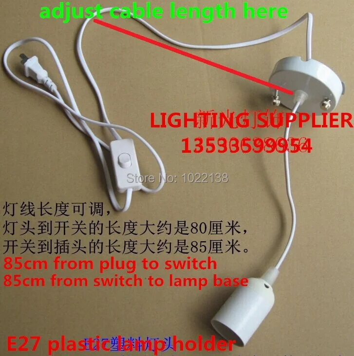 

200pcs Factory price vintage E27 IQ lamp holder socket with switch DIY lighting base socket