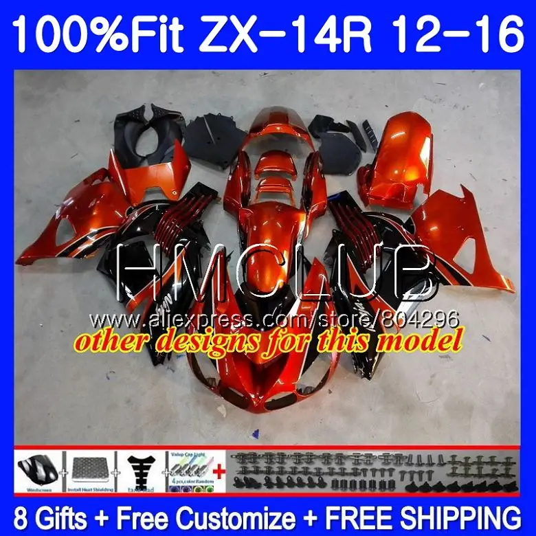 Впрыска для KAWASAKI NINJA ZX 14R ZX14R 11 12 13 14 15 16 50HM. 21 ZZR1400 ZX-14R зеленый серебро 2011 2012 2013 обтекатель