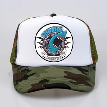 Модные мужские бейсболки с принтом акулы, дизайн Кита, Мужская кепка высокого качества, Повседневная летняя бейсбольная Кепка Дальнобойщика шляпа