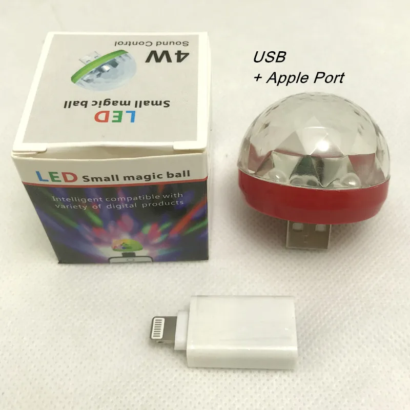 usb plus apple port stage lights