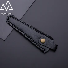 Монтевр ножницы для волос сумка черный пояса из натуральной кожи чехол Парикмахерские ножницы