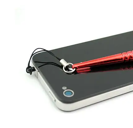 

2018 brand new Universal Capacitive Screen Touch Pen Stylus for Smart Cell Phones Tablets pad Pens with Dust Plugs 1pc drop ship