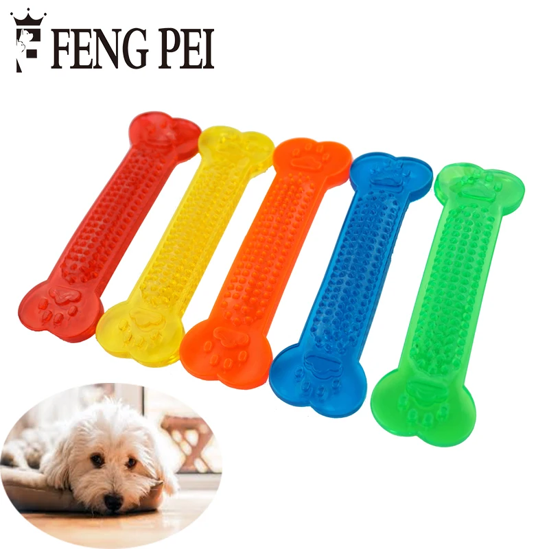 Dog Dental Chew Toys Bone shaped Stick Training Dog Toy Bite Resistant Grind Teeth Dental Care