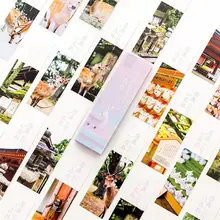 30 шт. милые детские закладки Kawaii Канцелярские Новинка Бумага страница разделители книга теги держания школьные канцелярские принадлежности подарки для учителей