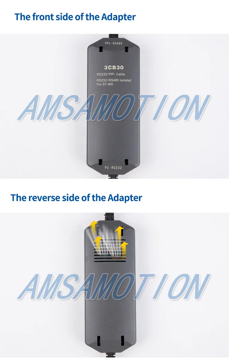 Amsamotion S7-200 ПЛК кабель для программирования PC-PPI+ адаптер для Siemens 6ES7901-3CB30-0XA0 линия загрузки 187,5 кбит/с Поддержка WIN7/XP