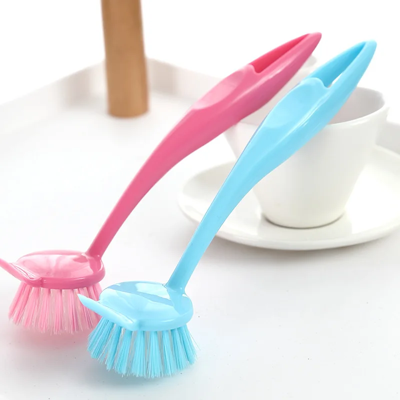 

Dishes Bowls Cleaning Brush With Scraper High Temperature Resistant Nylon Brush Rice Cookers Nonstick Pot Kitchen