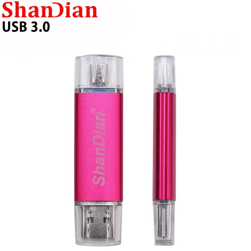 

SHANDIAN wholesale USB 3.0 Smart phone USB Flash drive OTG Micro memory stick Smart Phone U Disk 4G/8G/16G/32G/64G Memory gift