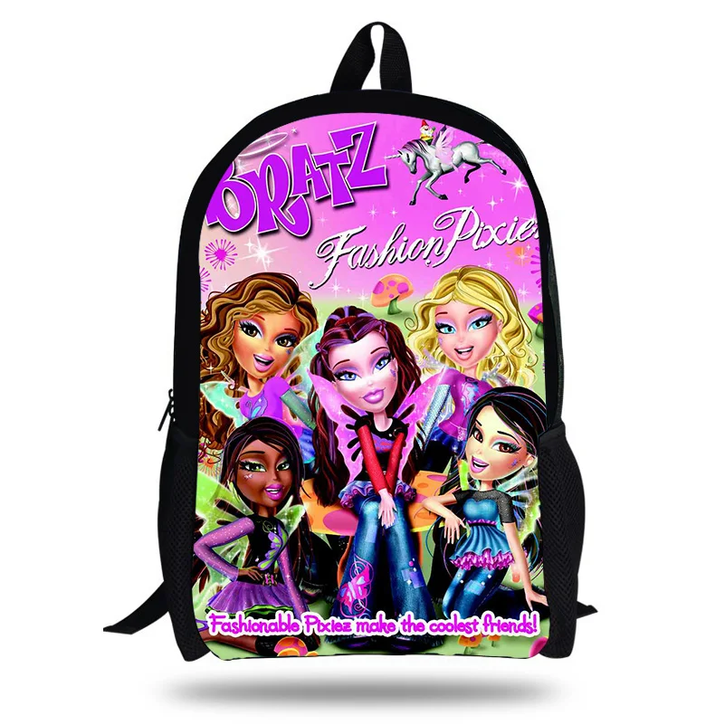 Beliebte 16 Zoll Cartoon Bratz Mädchen Druck Rucksack Set Für Kinder Schule  Taschen Bunte Teenager Mädchen Laptop Bookbag|School Bags| - AliExpress