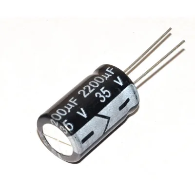 

100pcs Electrolytic capacitor 35V2200UF 2200UF/35V 105 degrees 16*25