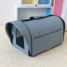 Hochwertige Transportbox Hund Käfig Tragbare Welpen Katze Träger Sonnenschutz Reise Schlinge Tasche Mesh Handtasche Faltbarer Hund tasche