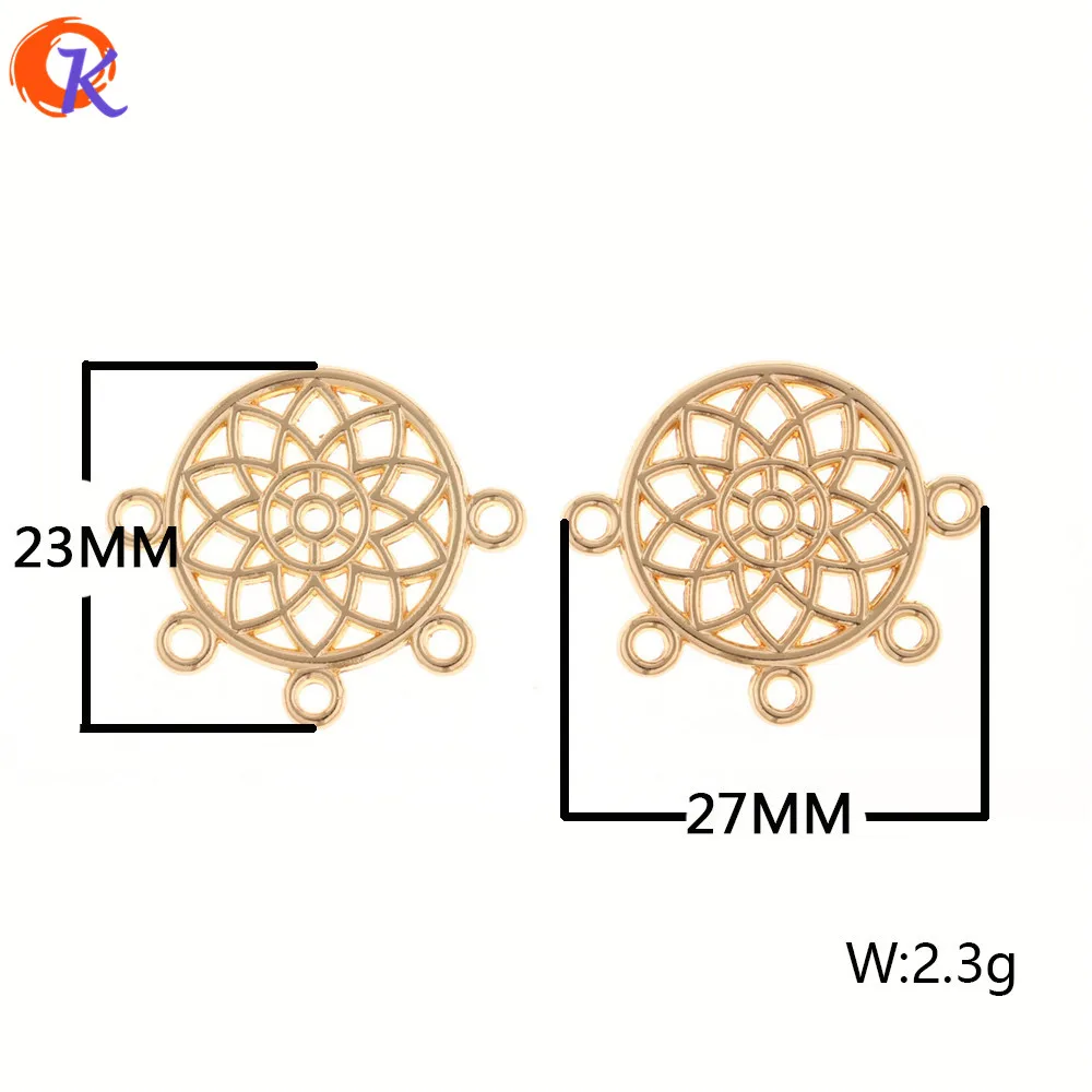 Cordial дизайн 100 шт. 27 * мм 23 мм ювелирные аксессуары/ожерелье аксессуары/цинковый сплав/Золотая сетка форма/DIY/ручной работы/серьги выводы