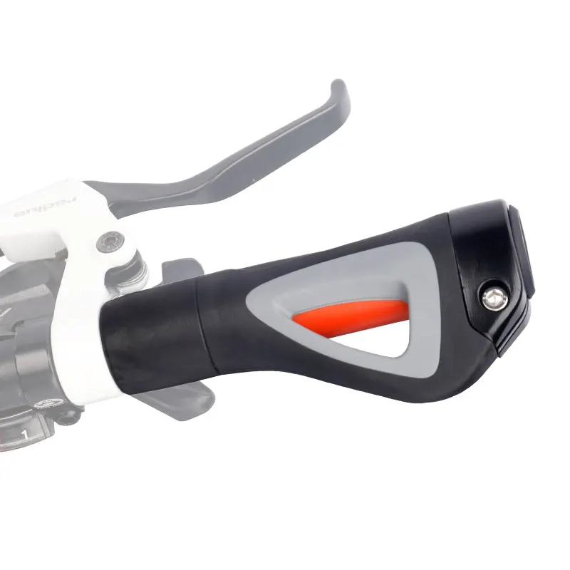 

Ergonomic Hand Grips Mold-in Black Grey Tri Color Tones Grip Handlebar End Sheath Casing Hand Rest Good Fit to Palm Hafny