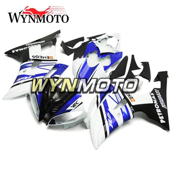 

Complete ABS Plastic Injection Light Blue White Black New Motorcycle Fairings For Yamaha YZF R6 Year 2008 - 2016 Body Frames