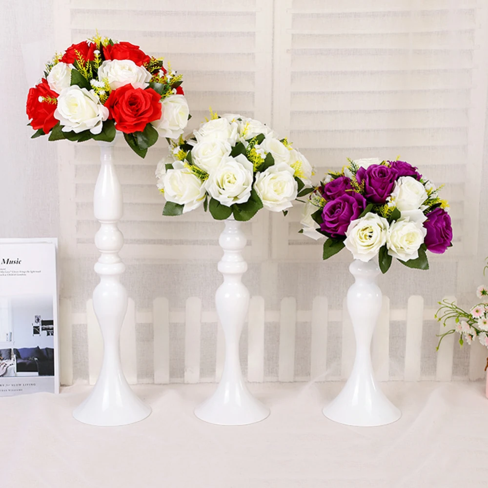 

Wedding Decoration Arrangement Props iron Flower Vase Candle Holders Metal Vase Table Event Flower Rack