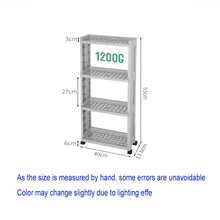 The Goods For Kitchen Storage Rack Fridge Side Shel Removable With Wheels Bathroom Organizer  Gap 4-layer Space Saving Organizer