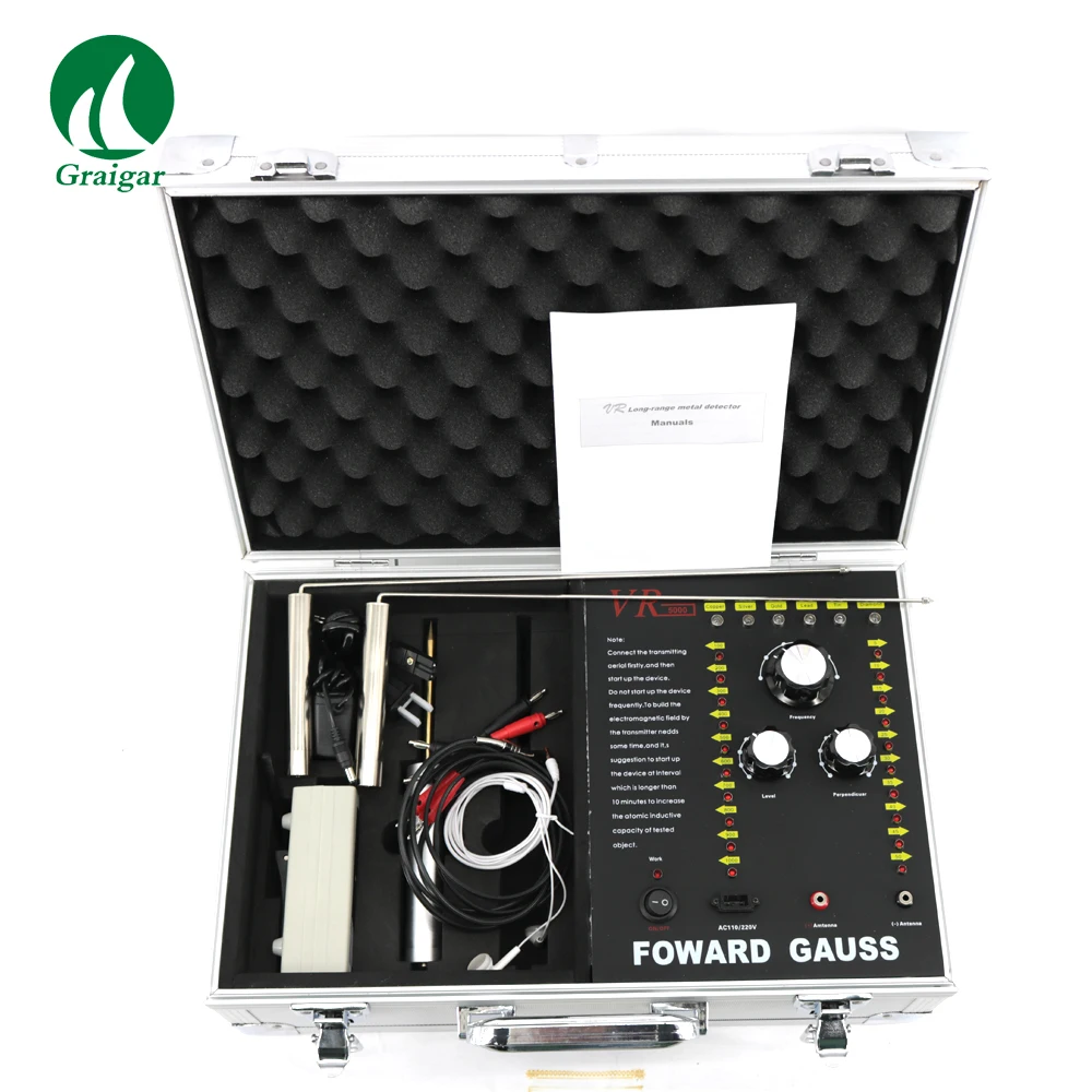 

Long Range Underground VR5000 Gold Silver Copper Lead Tin Diamond Metal Detector