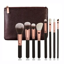 

Top Quality Makeup Brushes Set Powder Foundation Eyeshadow Make Up Brushes Cosmetic Soft Synthetic Hair With PU Leather Case