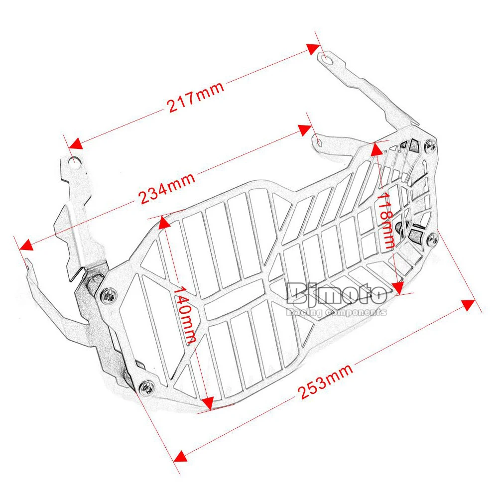 BJMOTO мотоциклетная защита для фар Защитная крышка для BMW R1200GS модели с водяным охлаждением 2013-2016 R 1200 GS Adventure