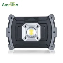 AmmToo перезаряжаемый светодиодный фонарь для работы портативный монолитный блок светодиодов рабочий свет водонепроницаемый магнитный прожектор фонарь лампа для охоты кемпинга дома
