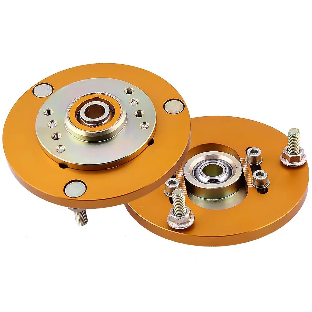 

new Camber Plates For BMW E46 98-05 320 323 325i 328 M3 Front Coilover Top Mount Upper Pillow Adjustable