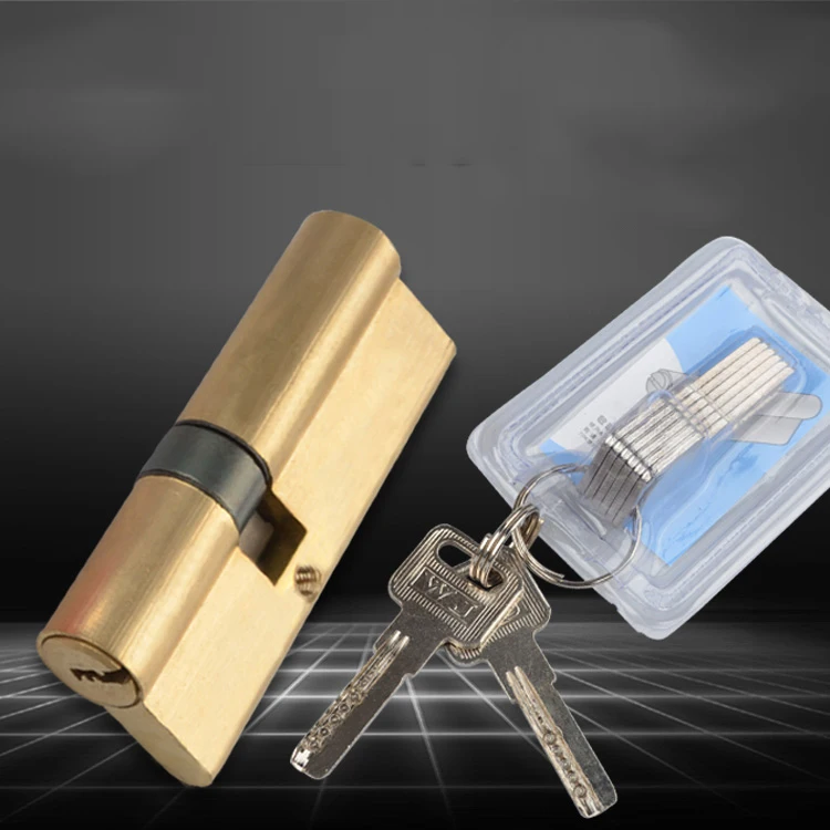 Brass Cylinder for High Security Door Lock the size 110mm=32..5+77.5