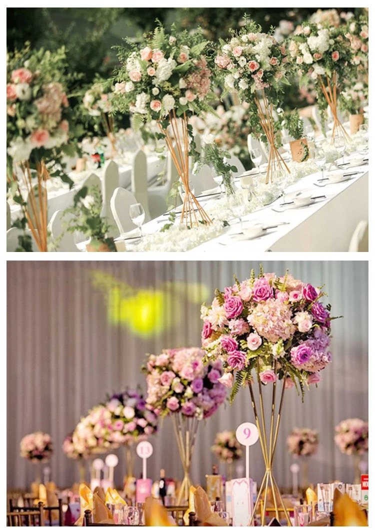 JAROWN Wedding Decoration Iron Flower Stand Stage Props Decor Road Sign Creative Flower Frame Photography Home Decoration (16)