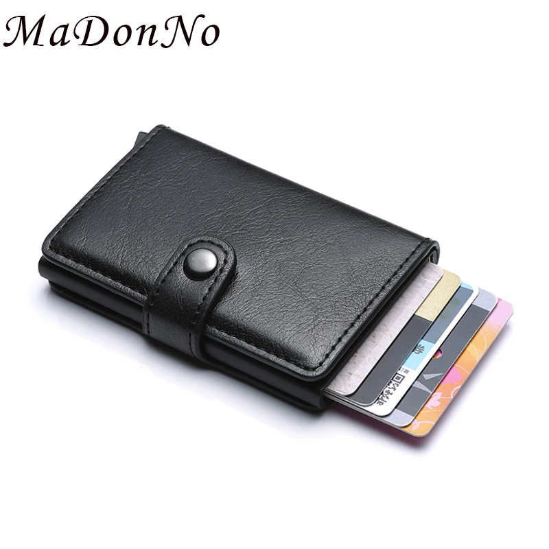 

Rfid Blacking Smart Card Holder Wallet Men Slim Wallet Male Money Bag Short Purse 2018 Small Black Secrid Wallets Mini Walet