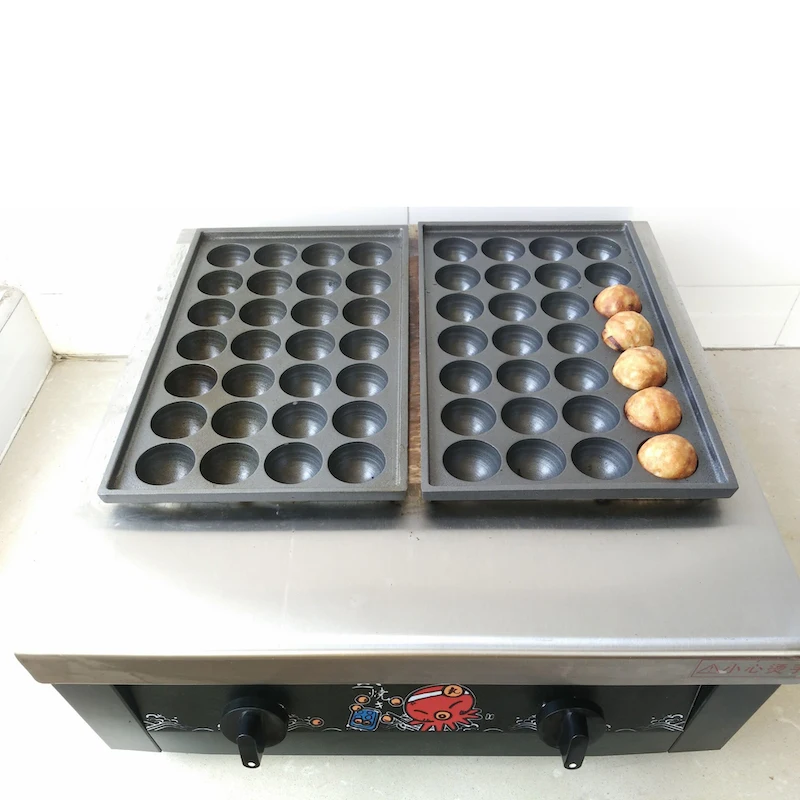 Газовое устройство для приготовления такояки Коммерческая Машина Takoyaki двойная