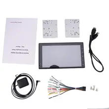 7 Inch Smart Android 6.0 2 Din Black Car Radio Player BT Bulit-in Wifi Rear View Camera Input GPS Navigator(China)