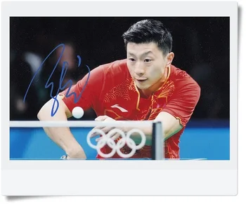 

signed Ma Long Chinese Beast autographed original photo 6 inches freeshipping 2 versions 062017