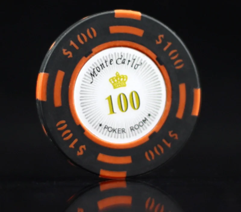 25 шт./компл. фишки для покера Техасский Холдем 14 г глины покер номер казино монеты - Цвет: picture