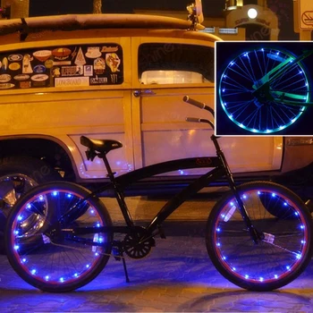 

2016 New LED Wheel Light LED Copper Wire for bike decoration colorful for cycling waterproof novelty