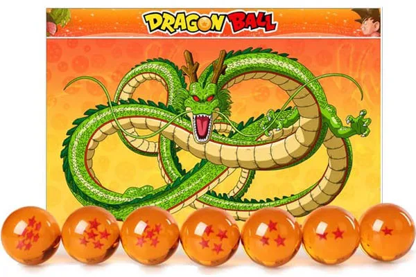 Горячая Аниме Драконий жемчуг зет 4,5 см Реплика Dragon ball Z Dragon Ball Shenron хрустальный шар 7 шт. с подарочной коробкой роскошные коллекции