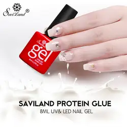 Saviland белый ясно молочно белки Цвет гель для ногтей Лаки длительный опал Желе Гель-лак прозрачный УФ гель Nail Art