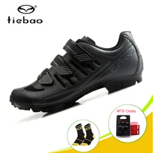 TIEBAO, обувь для велоспорта, sapatilha ciclismo, mtb, гоночный велосипед, самоблокирующиеся мужские кроссовки, дышащие, для езды на велосипеде, обувь суперзвезды