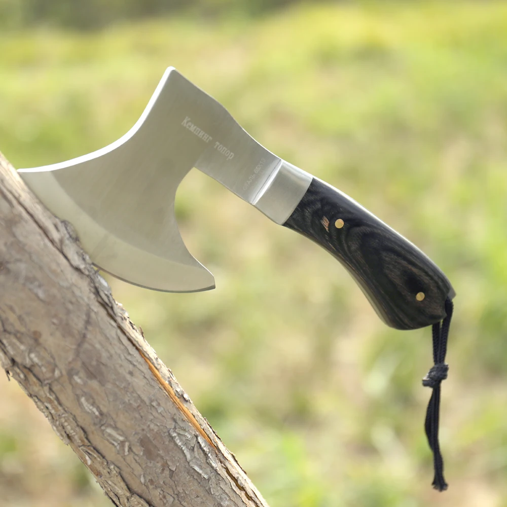 Stainless survival Axe Steel Multifunctional Outdoor Camping Ax