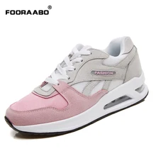 FOORAABO 2017 Neue Modemarke Frauen Schuhe Breathable frauen Freizeitschuhe Sommer Mädchen Klassische Tenis Walking Zapatos Mujer