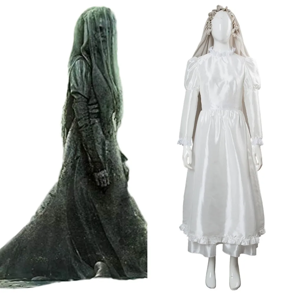 Костюм для косплея Curse of La Llorona страшный костюм платье свадьбы Хэллоуина костюма