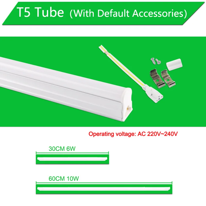 Европейский стандарт 220 В 10 Вт светодиодный кабель T5/1,5 м провод переключателя/30 см соединительный кабель встроенный светильник адаптер 60 см