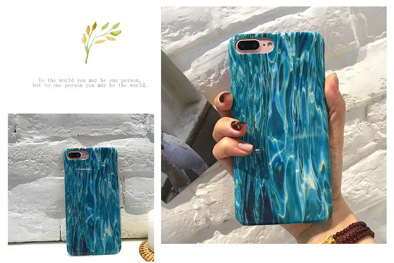 Water Glossy Phone Case For iPhone 6 7 8 Plus Case Cover For iPhone 6 Plus 7Plus 8Plus 6 s Plus 6s Cases Coque Capinha Shell TPU (10)